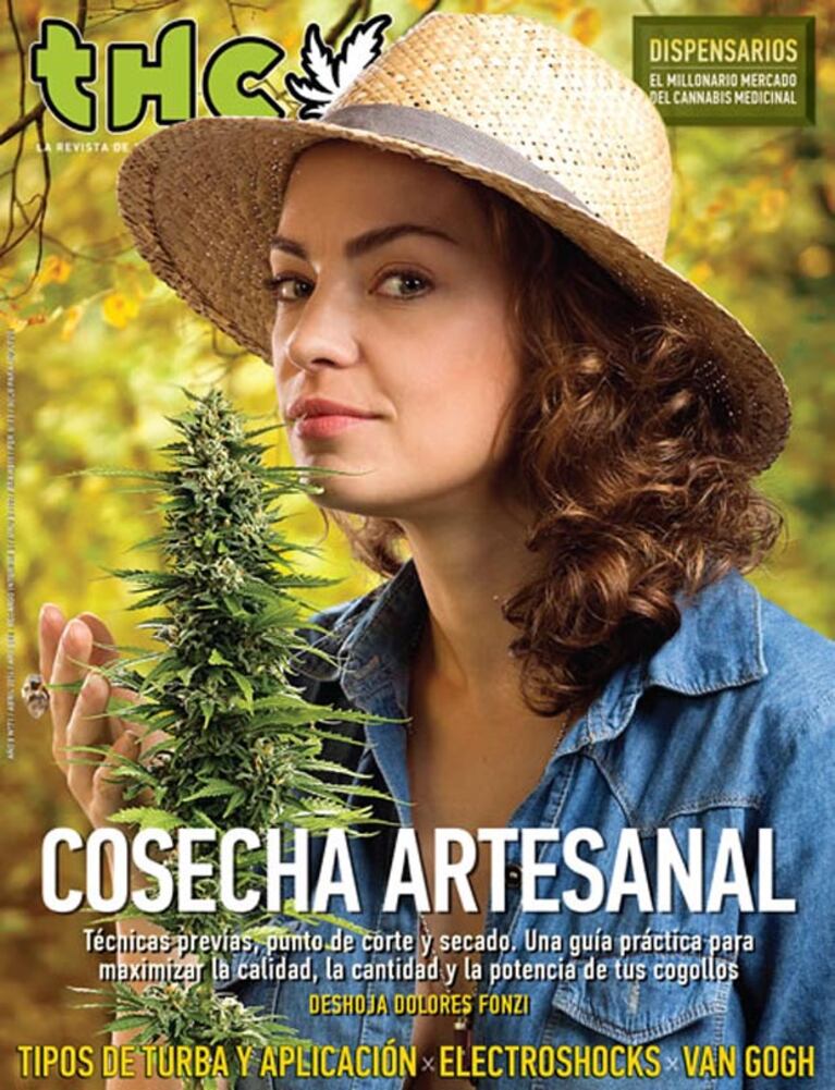 Dolores Fonzi, tapa de la revista THC. (Foto: THC)