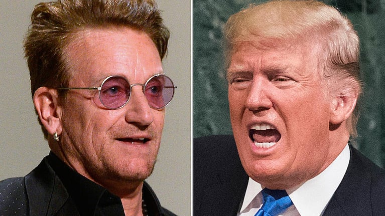 Donald Trump fue elegido presidente y Bono tuvo algo importante que decir