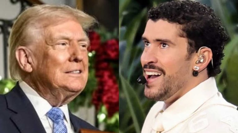 Donald Trump y Bad Bunny (Fotos: Instagram @potus y @badbnuny)