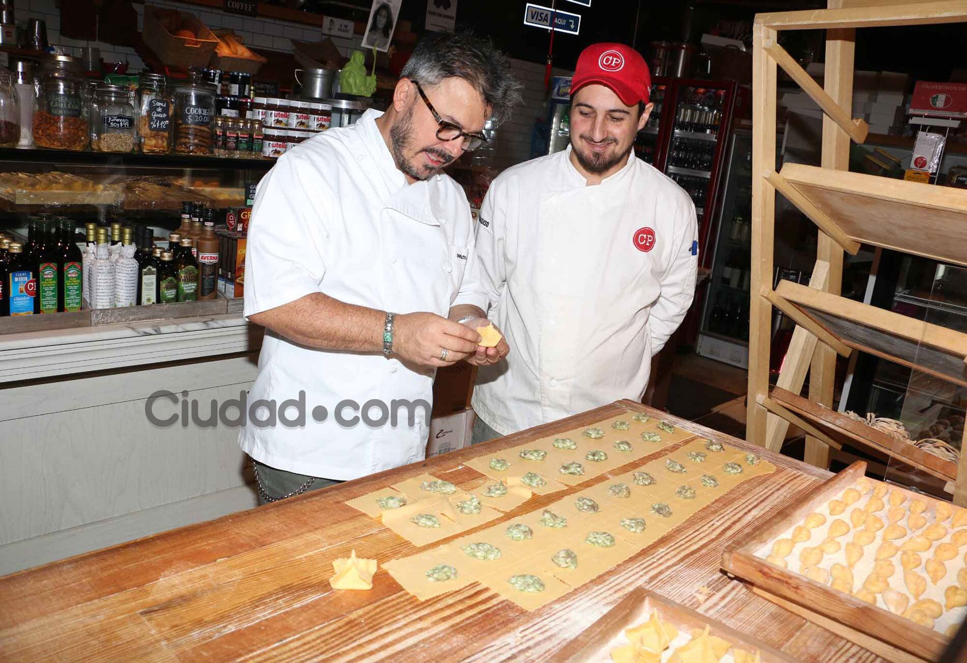 Donato De Santis en su restó, Cucina Paradiso (Fotos: Movilpress). 