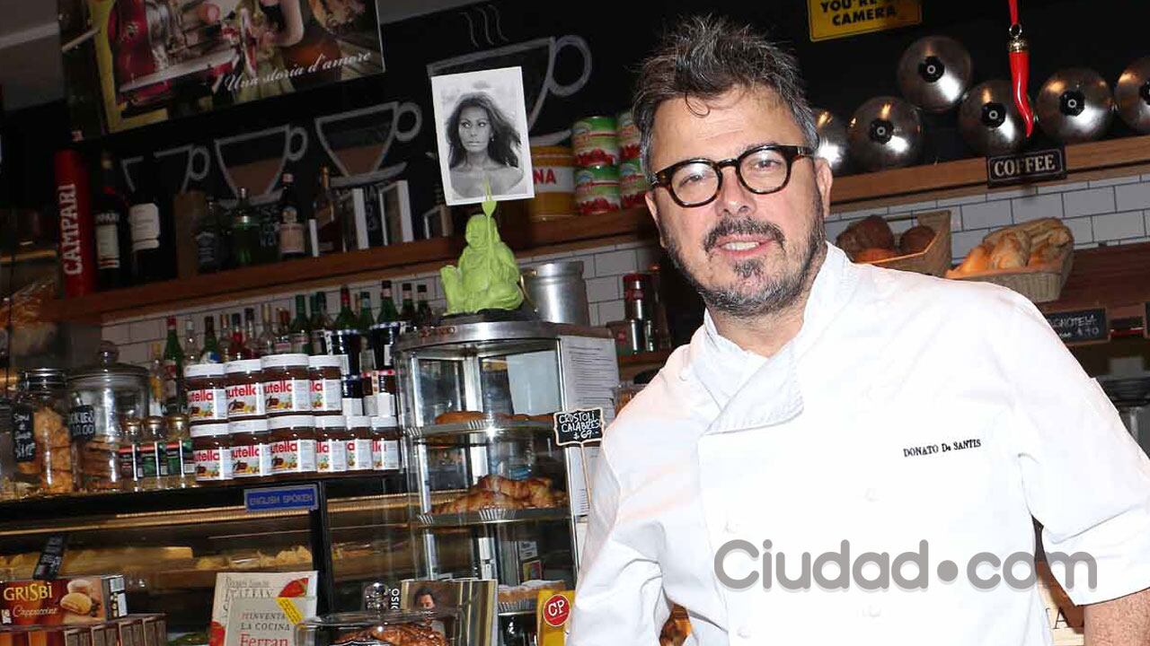 Donato De Santis en una nota exclusiva con Ciudad.com (Fotos: Movilpress). 