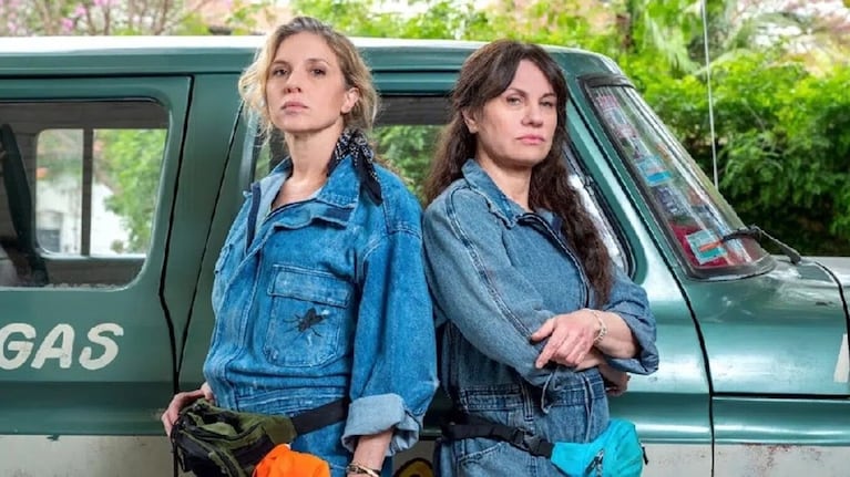 Dos caras de la ficción argentina: Carla Peterson y Nancy Dupláa.