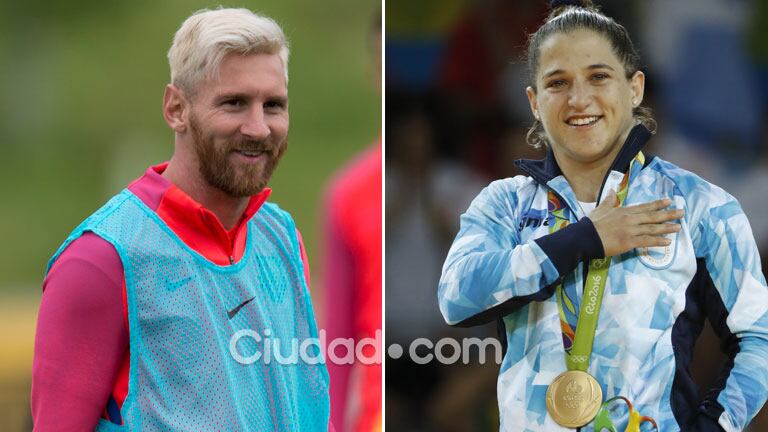 ¡Dos grandes! El mensaje de apoyo de Leo Messi a Paula Pareto. (Foto: AFP)