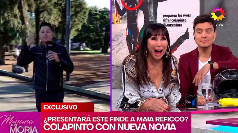 Dos vecinos criticaron el evento de Colapinto y dejaron en shock a Moria Casán (captura de eltrece)