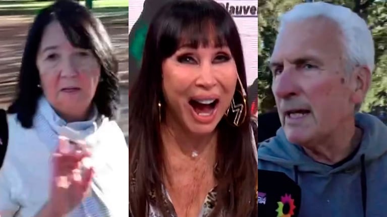 Dos vecinos criticaron el evento de Colapinto y dejaron en shock a Moria Casán (captura de eltrece)