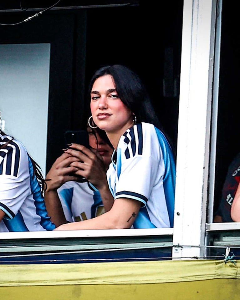 Dua Lipa en la Bombonera (Foto: Twitter/ X)