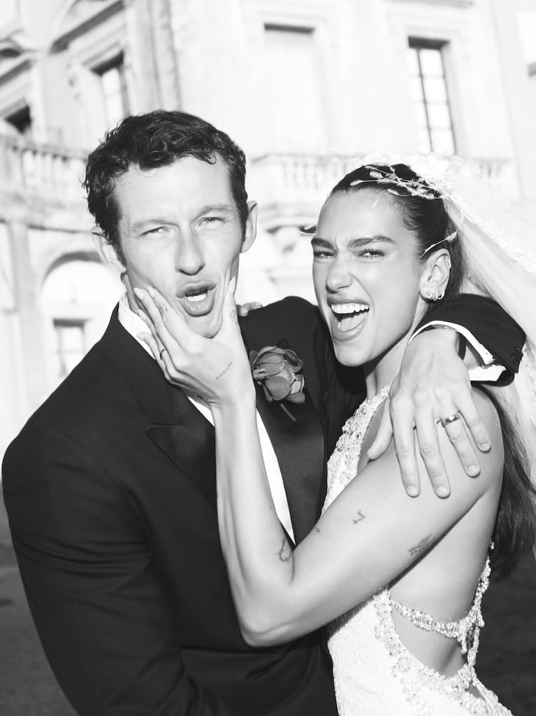 Dua Lipa y Callum Turner se casaron en Italia (Foto: Instagram/@dualipa).