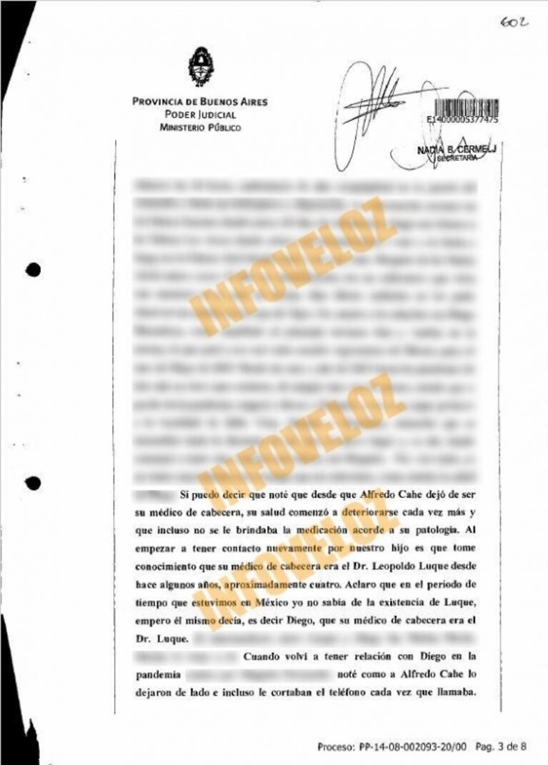Durísima declaración de Verónica Ojeda ante la Justicia, tras la muerte de Maradona: "Lo emborrachaban a propósito"