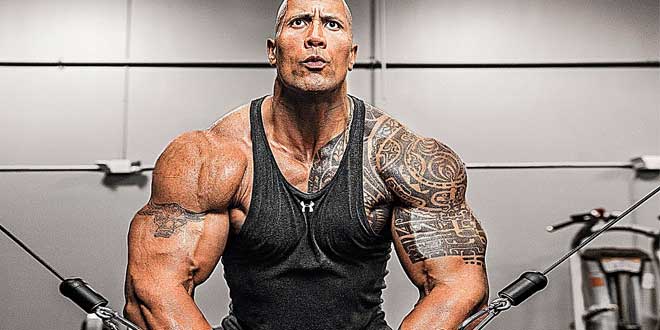 Dwayne Johnson consume un kilo de carne diario para mantener sus músculos