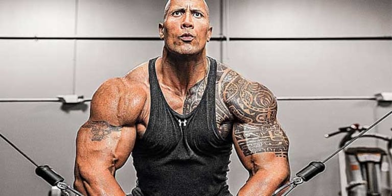 Dwayne Johnson consume un kilo de carne diario para mantener sus músculos