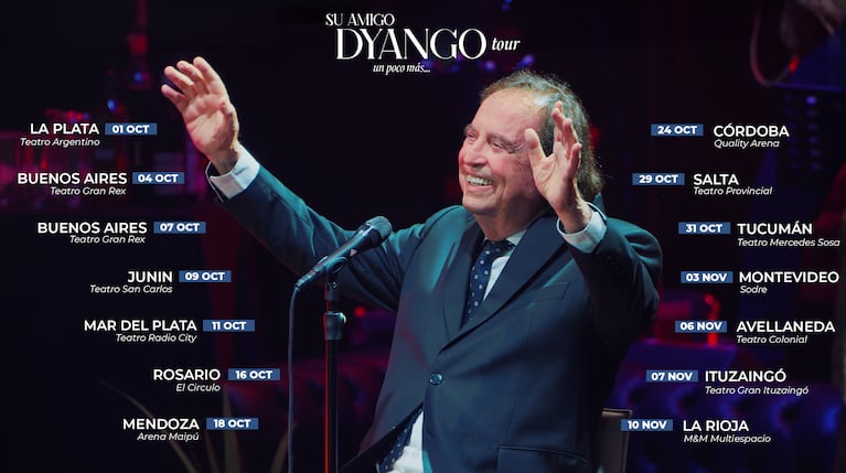 Dyango vuelve a Buenos Aires con una nueva canción junto a Américo y suma una función en el Gran Rex