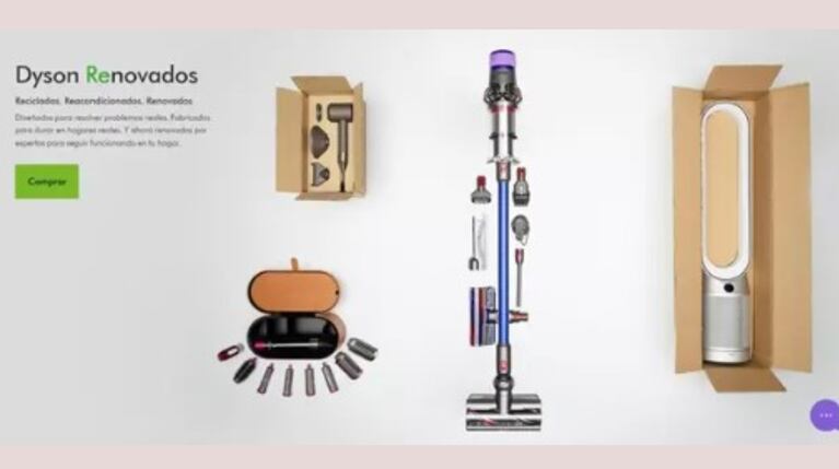 Dyson comienza a vender productos originales reacondicionados