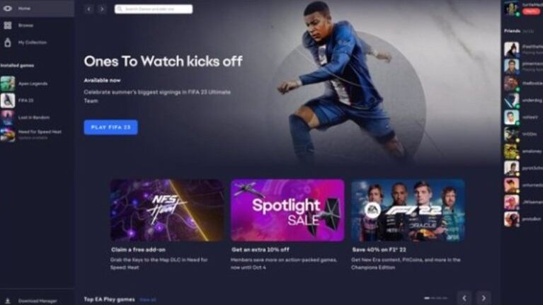 EA ya tiene lista la app