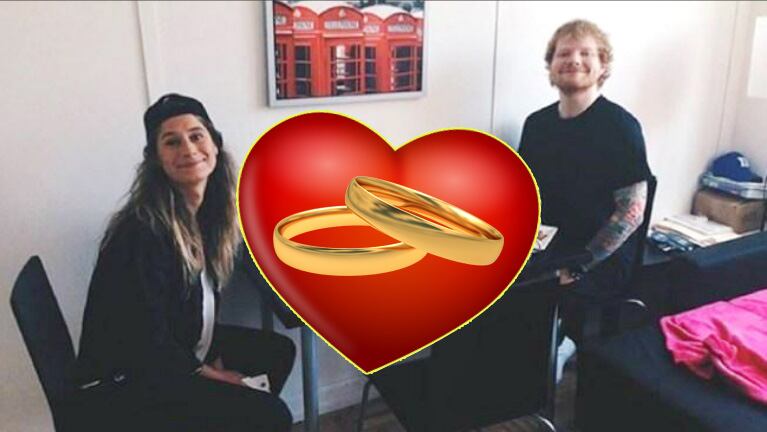 Ed Sheeran anunció su compromiso con su novia, Cherry Seaborn (Foto: Web)