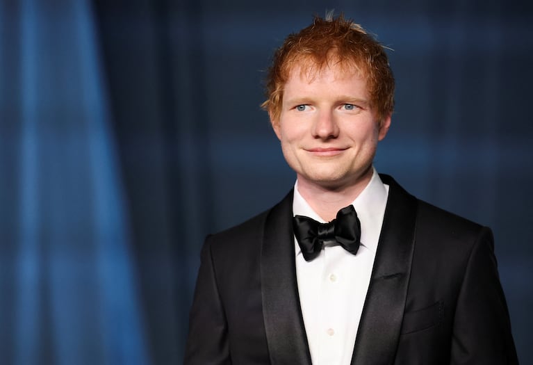 Ed Sheeran attends the fifth annual Academy Museum Gala in Los Angeles, California, U.S., October 18, 2025. REUTERS/Mario Anzuoni