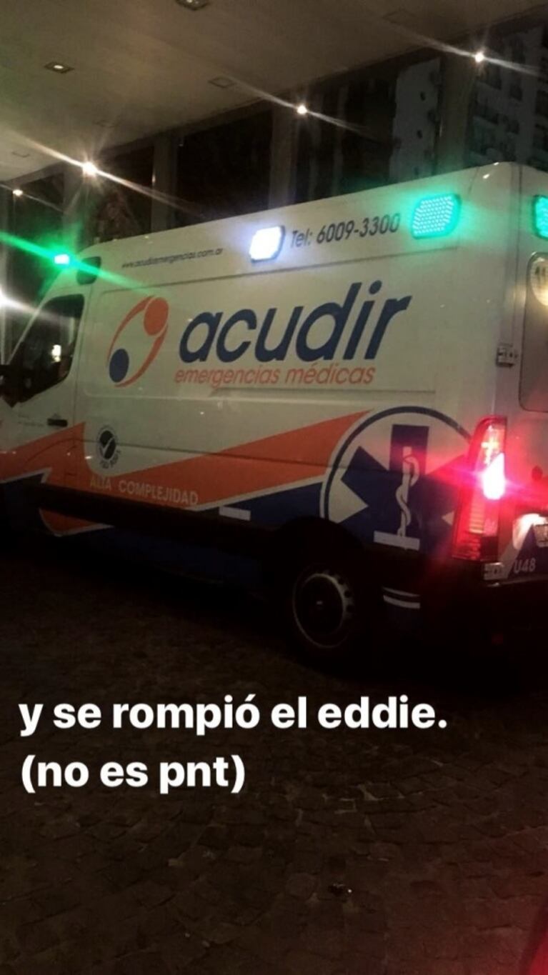 Eddie Fitte habló del accidente que sufrió en plena boda: "Un amigo me revoleó por el aire, me caí de cara al piso y estuve desmayado un par de minutos"