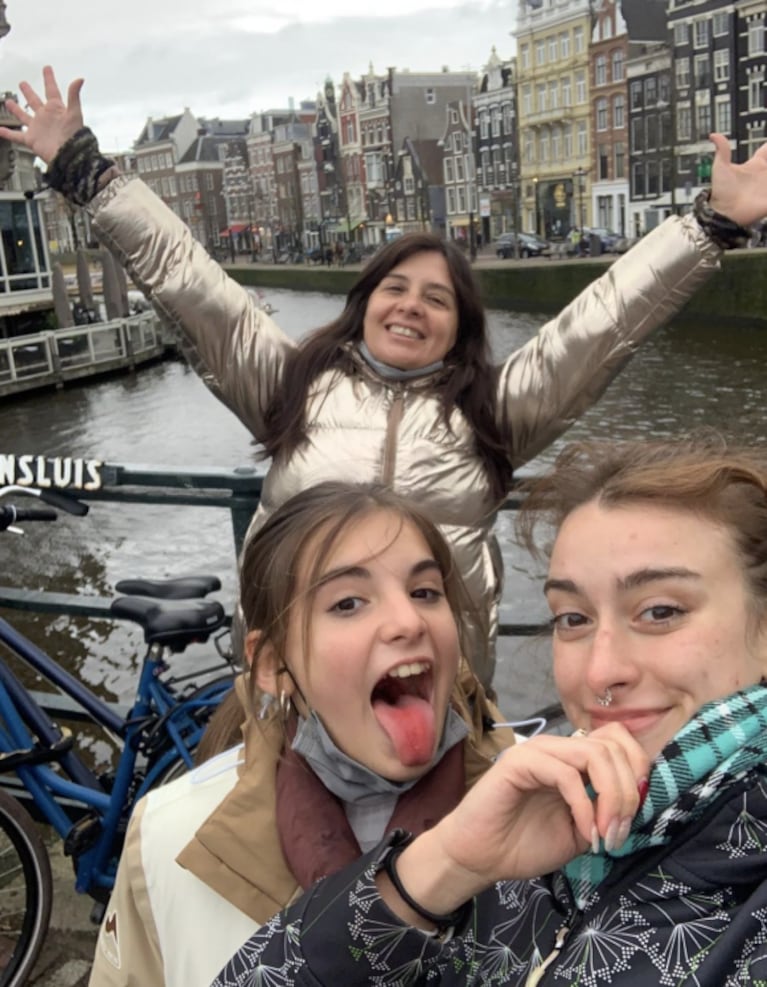 Edith Hermida se fue a Europa con sus hijas en medio de los rumores de crisis de pareja