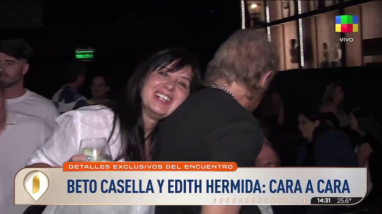 Edith Hermida y Beto Casella.