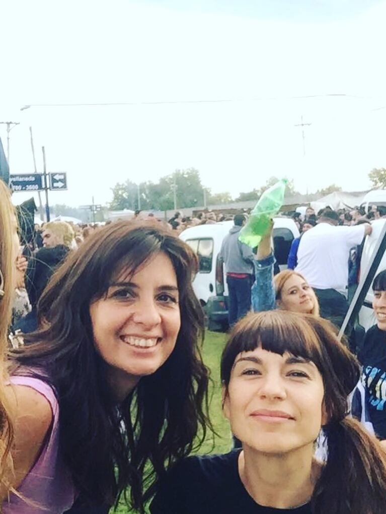 Edith Hermidaes una de las tantas fanáticas del Indio Solari.