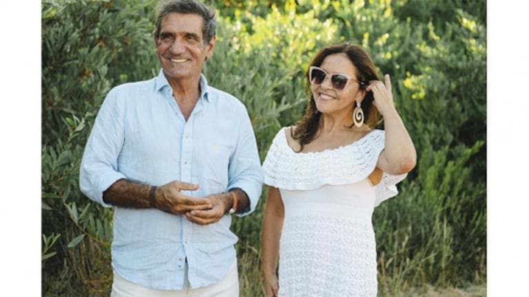 Eduardo Costantini y Elina Fernández en el lanzamiento de los Premios Sirí a la gastronomía