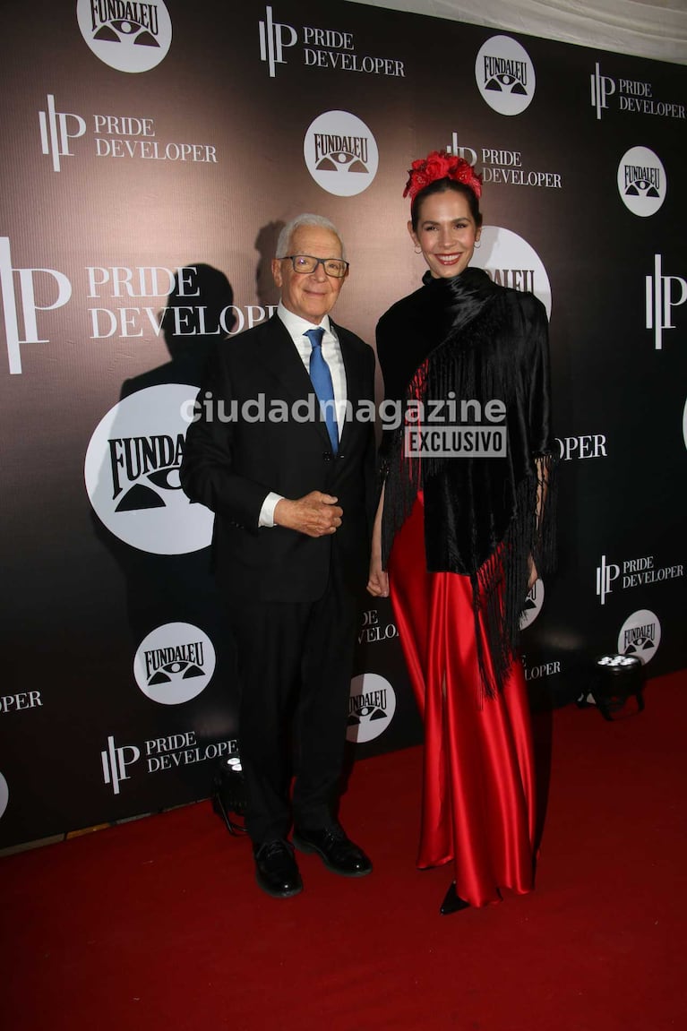 Eduardo Costantini y Elina Fernández (Foto: Movilpress)