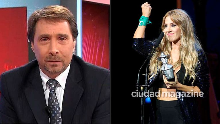 Eduardo Feinmann destrozó a Jimena Barón: Canta horrible y no es un escándalo de linda