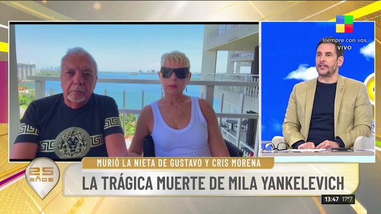 Eduardo Pére Guerrero, empresario argentino que forma parte de la guardia costera en Estados Unidos, habló del incidente de Mila Yankelevich (Foto: captura de América).
