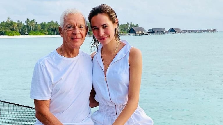 Eduardo se expresó feliz por el embarazo de Elina.
