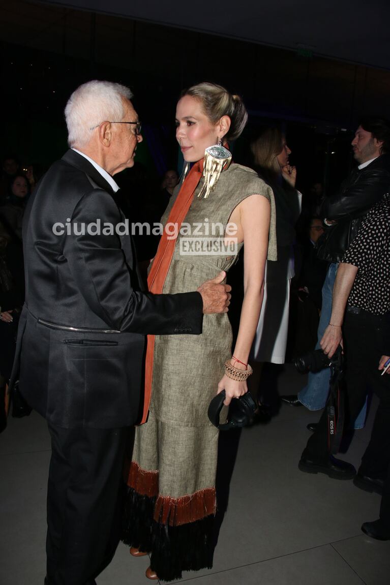 Eduardo y Elina Costantini en el MALBA (Foto: Movilpress).