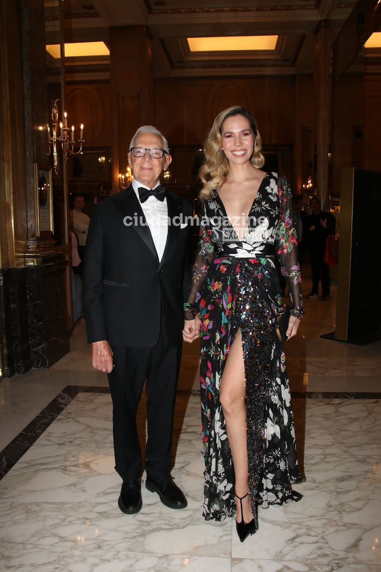 Eduardo y Elina Costantini en la gala de Fundaleu (Foto: Movilpress).