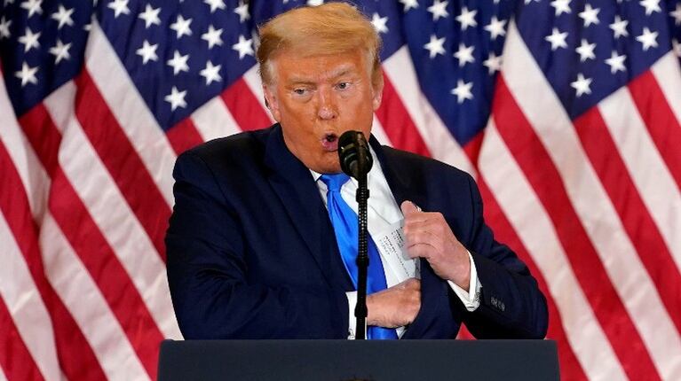 EEUU 2020: Desesperadas demandas de equipo de Trump. Foto: AP.