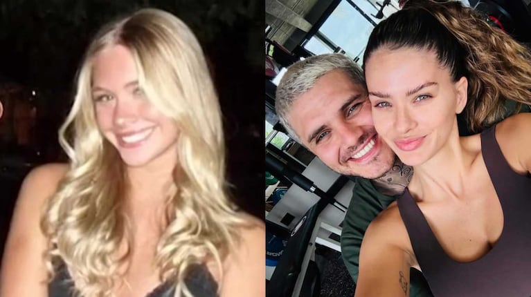 Ekaterina Ojeda, China Suárez y Mauro Icardi (Fotos: captura América TV y Instagram @mauroicardi)