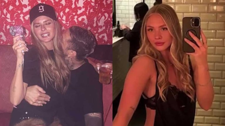Ekaterina Ojeda, China Suárez y Mauro Icardi (Fotos: captura América TV y Instagram @mauroicardi)