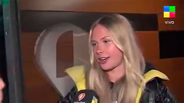 Ekaterina Ojeda habló en Intrusos del escándalo con Mauro Icardi y la China Suárez (Foto: captura de América).
