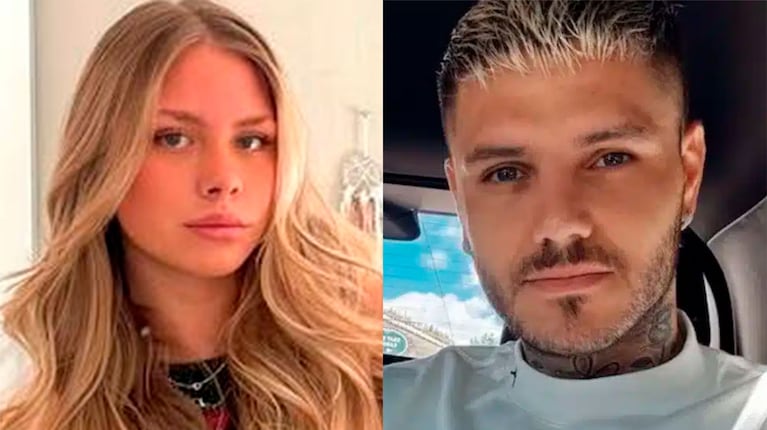 Ekaterina Ojeda y Mauro Icardi (Fotos: redes sociales).