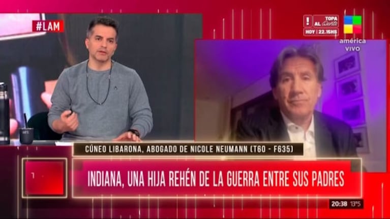 El abogado de Nicole Neumann fulminó a la abogada de Fabián Cubero con una durísima frase