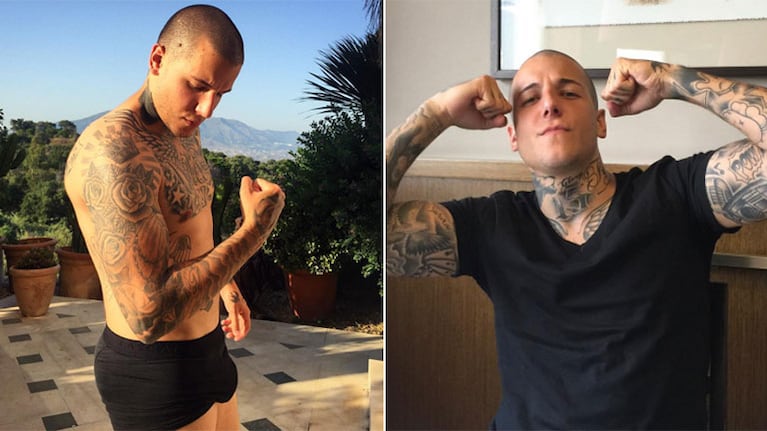 El "abultado" look veraniego de Alex Caniggia en Marbella