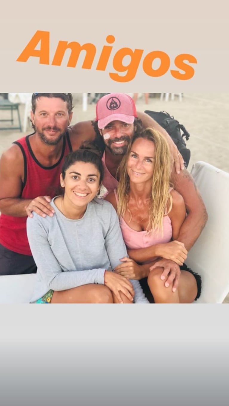 El accidente playero de Luciano Castro, que mostró cómo quedó su cara: "¡Golpazo con la tabla de surf!"