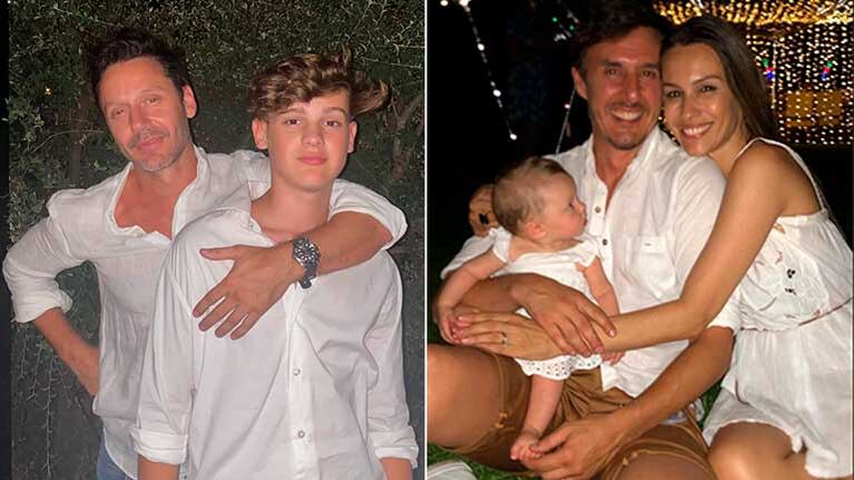 El actor compartió el festejo de Año Nuevo con sus hijos y su ex