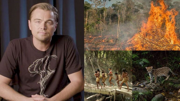 El actor trabaja para proteger el Amazonas. 