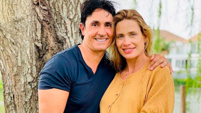 El actor y su esposa recibieron este lunes a Faustino