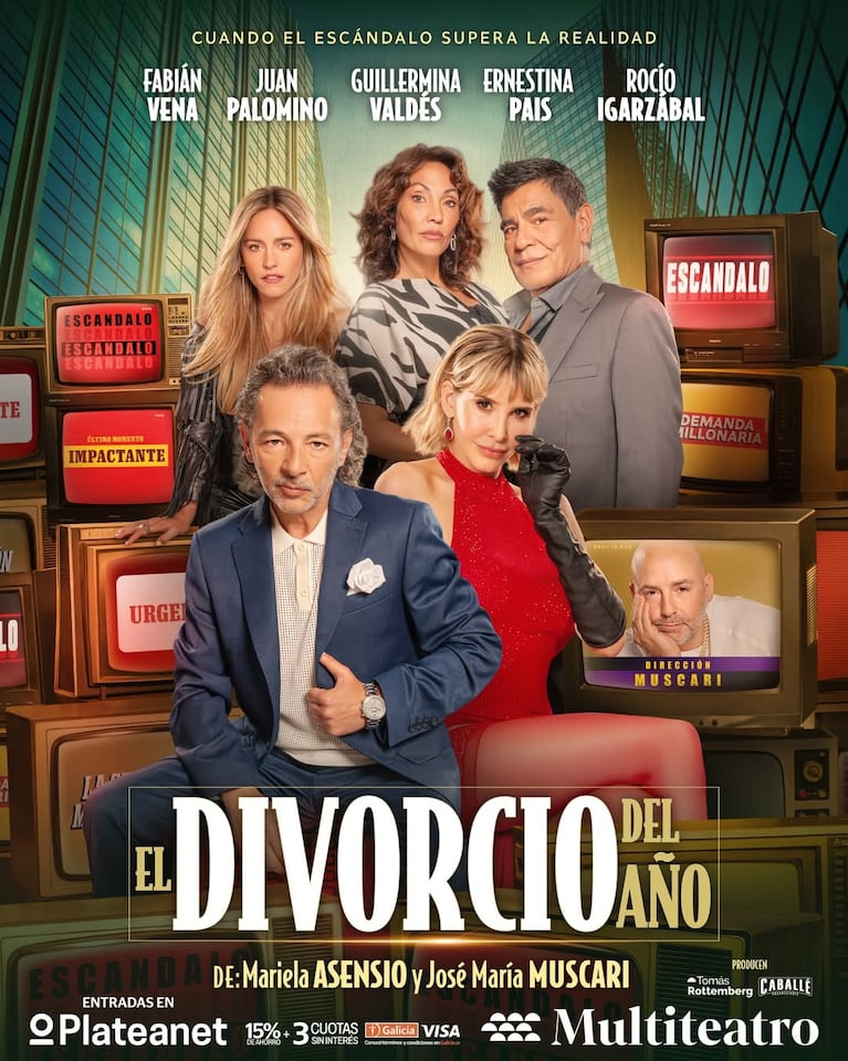 El afiche de El Divorcio del Año.