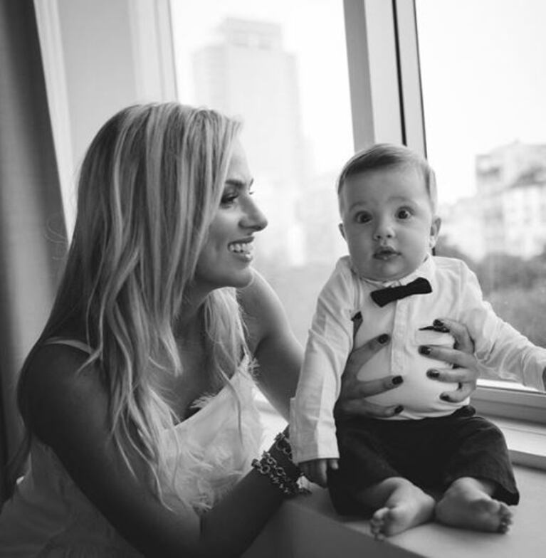 El álbum de fotos de Francisco, el hijo de Ailén Bechara, en su primer cumpleaños:
