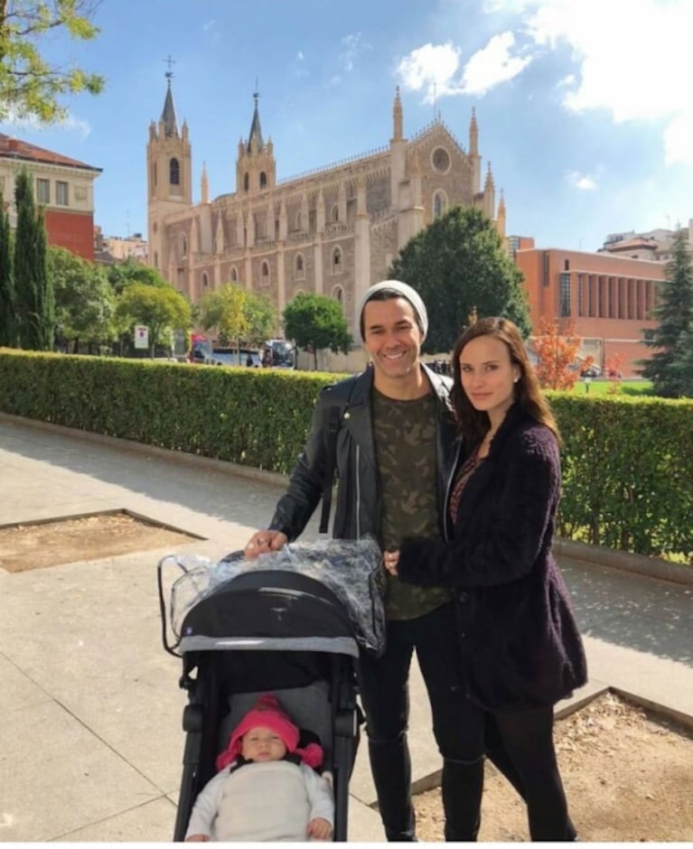 El álbum de fotos de las vacaciones de Mariano Martínez con Camila Cavallo y su hija Alma en España