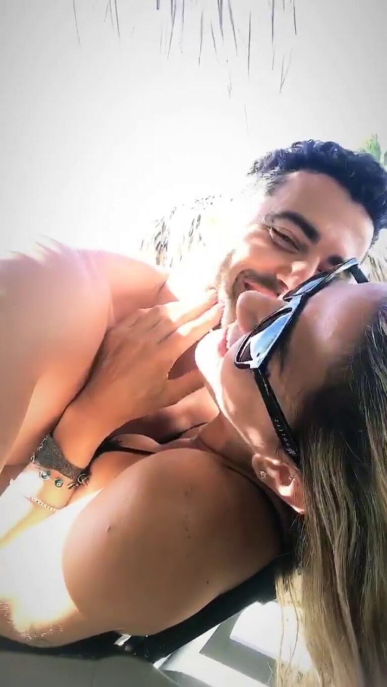 El álbum de fotos de las vacaciones hot de Jimena Barón y Mauro Caiazza en el Caribe: "Al fin solos"