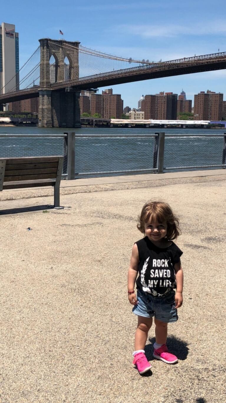 El álbum de fotos de Wanda Nara, Mauro Icardi y sus hijos de paseo en Nueva York