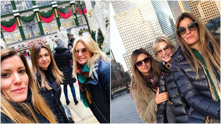 El álbum de fotos de Yanina Latorre en sus vacaciones con amigas en Nueva York: ¡No paramos en todo el día!