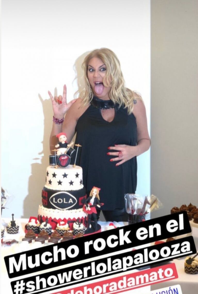 El álbum de fotos del baby shower de Débora D’Amato: "Gracias por acompañarme"