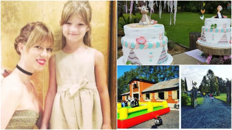 El álbum de fotos del cumpleaños de Indiana, la hija mayor de Nicole Neumann (Fotos: Instagram)