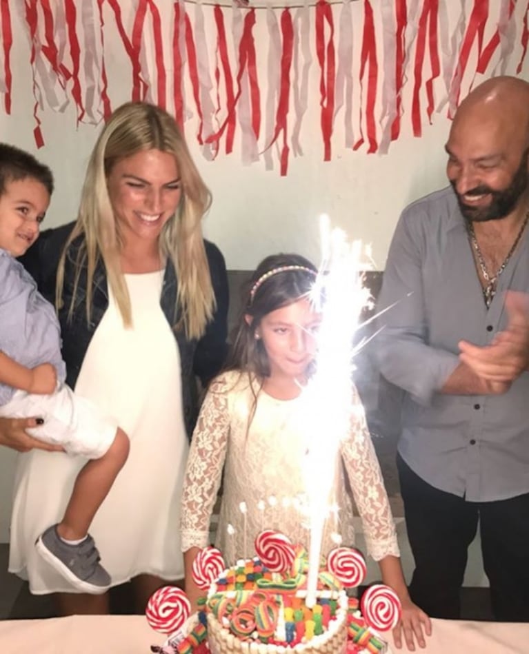 El álbum de fotos del cumpleaños de Jazmín, la hija de Carolina Oltra y Fredy Villarreal